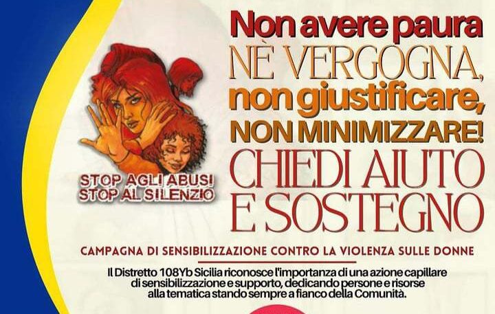 I LIONS CONTRO LA VIOLENZA SULLE DONNE