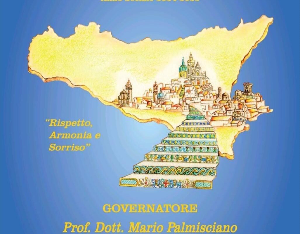 Apertura dell’ Anno Sociale  2024- 25 DISTRETTO 108YB SICILIA che si terrà ad Acireale nei giorni 19-21 luglio presso Hotel Santa Tecla Palace.