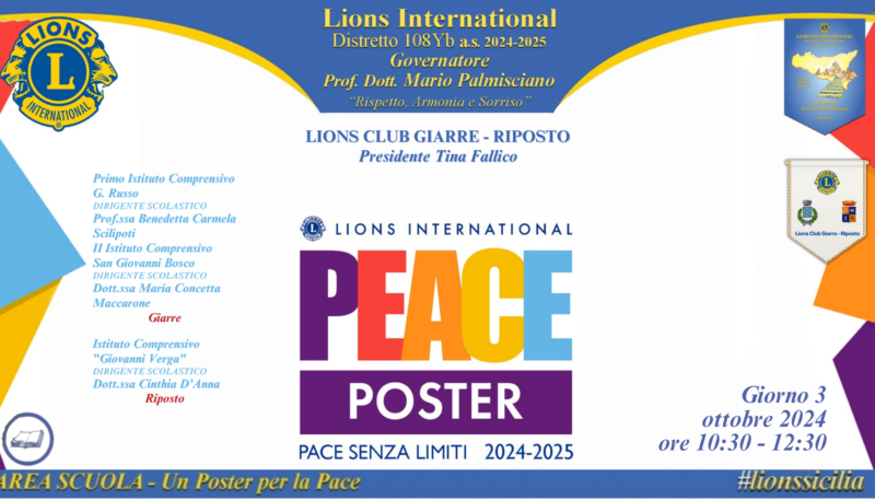 Presentazione POSTER PER LA PACE 2024/25