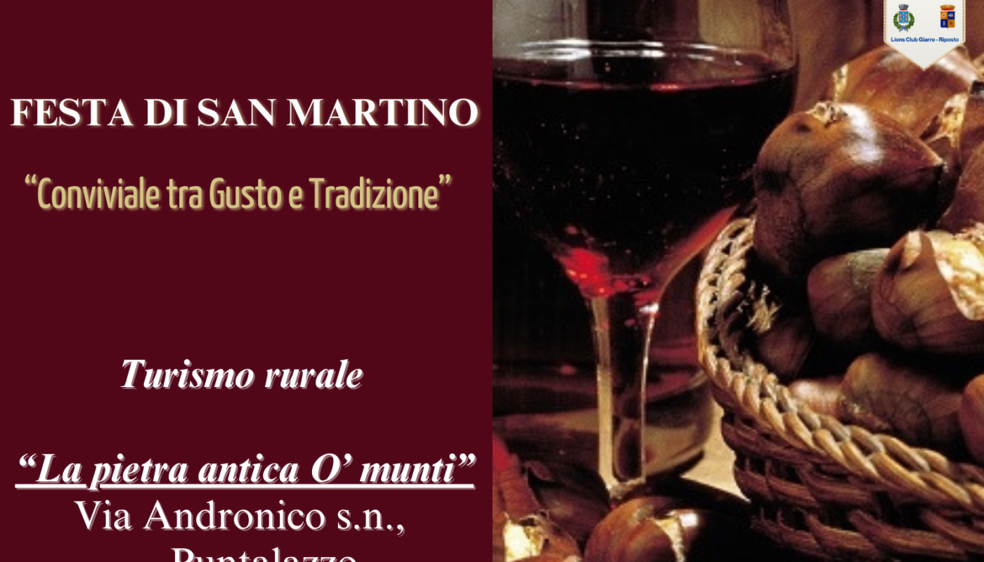 Conviviale tra gusto e tradizione: Festa di San Martino